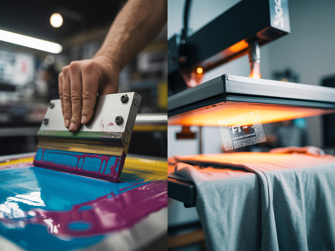 Serigrafía vs DTF: ¿Cuál es la mejor opción para tu merchandising?