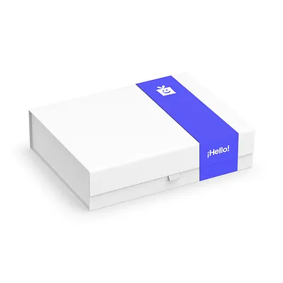 Étui cadeau rigide magnétique avec bandeau